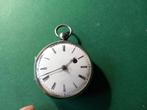 Lopend, snek spillegang, Sieraden, Tassen en Uiterlijk, Horloges | Antiek, Verzenden, Zilver, Zakhorloge, Overige merken