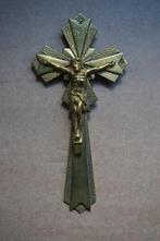 Bronzen kruisje, Antiek en Kunst, Antiek | Religie, Verzenden