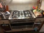 SMEG 90cm Gasfornuis met Hete Lucht Oven, Ophalen, Gebruikt, Hete lucht, 60 cm of meer