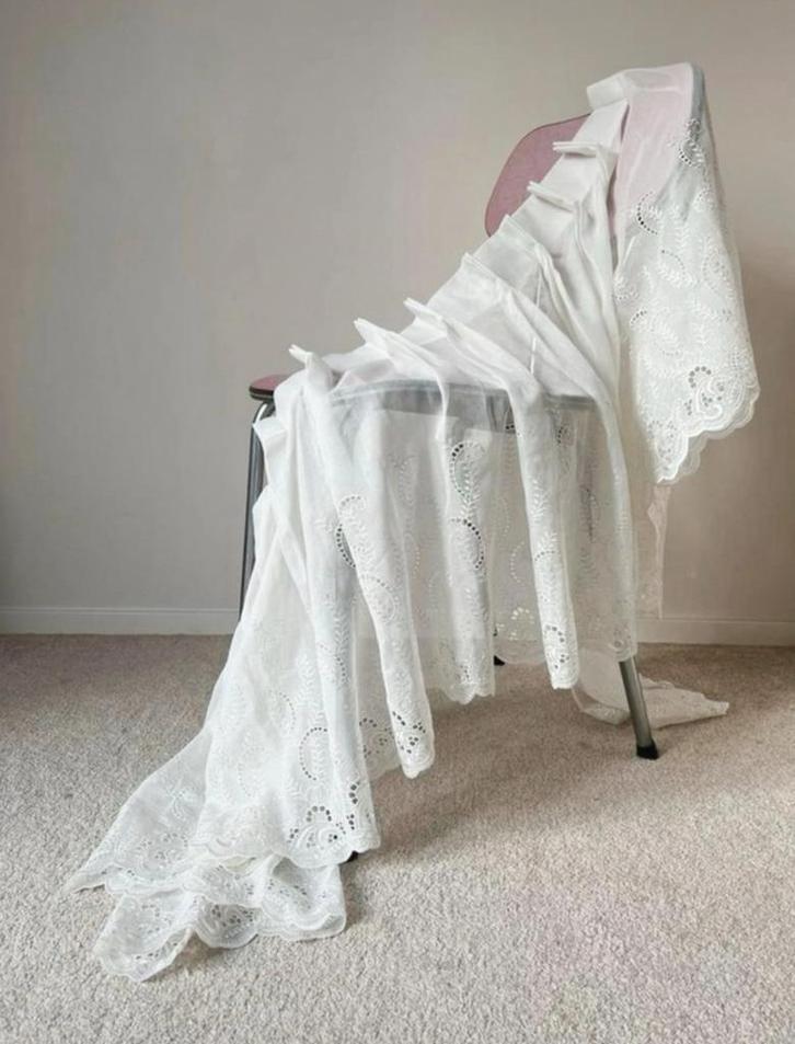 Vintage brocante gordijnen,216x96/180x50,5cm. Boho bohemian, Huis en Inrichting, Stoffering | Gordijnen en Lamellen, Gebruikt