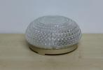 retro plafonniere, Huis en Inrichting, Lampen | Plafondlampen, Ophalen of Verzenden, Gebruikt, Glas