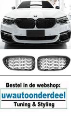 Grill Zwart Zilve Diamond Style Geschikt voor Bmw 5 Serie G3