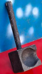 Gietlepel hout.  Ca 1800/1850. Historisch vondst.  RARE, Ophalen