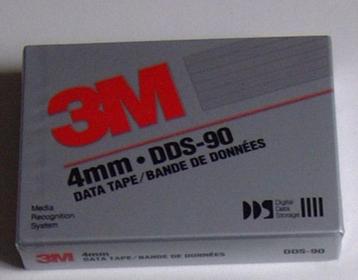 DDS-90 Data Tape 4mm en DDS-CC Head Cleaning 4mm 3M beschikbaar voor biedingen