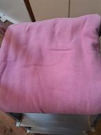 Roze Flanellen Laken - 1 Persoons vintage, Huis en Inrichting, Slaapkamer | Beddengoed, Ophalen of Verzenden, Zo goed als nieuw