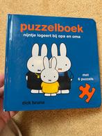 Nijntje puzzelboek, Nijntje logeert bij opa en oma; Dick Bru, Ophalen of Verzenden, Gelezen, Dick Bruna, 3 tot 4 jaar