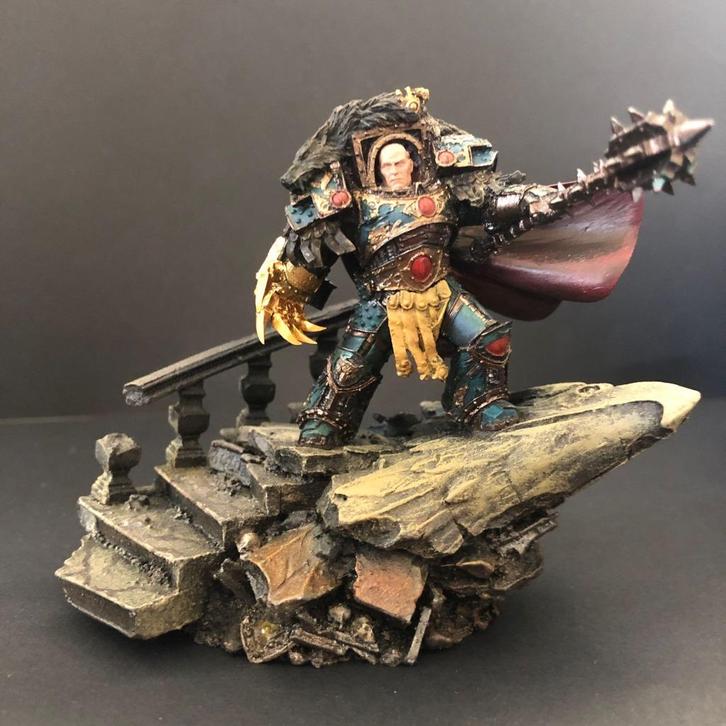 Warhammer 40000 Primarch Figure Horus Lupercal, Horus Heresy, Hobby en Vrije tijd, Wargaming, Zo goed als nieuw, Warhammer, Figuurtje(s)