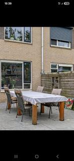 tuintafel, Ophalen, Gebruikt, Rechthoekig, Hout