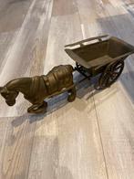 Koperen paard en wagen, Antiek en Kunst, Ophalen of Verzenden, Koper