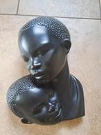 moeder en kind Afrikaans 30 cm wanddecoratie, Ophalen of Verzenden, Zo goed als nieuw, Mens