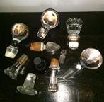 10 div. kristal en glas karaf stoppen, Ophalen of Verzenden