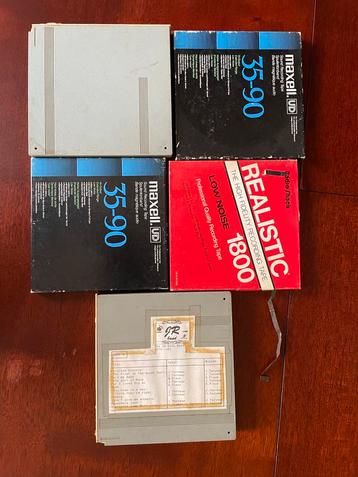 Vintage Banden Collectie - Maxell, Realistic & JR Band beschikbaar voor biedingen