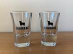 2 shotglaasjes Osborne, Verzamelen, Ophalen of Verzenden, Zo goed als nieuw, Borrel- of Shotglas