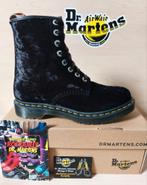 Dr. Martens Vegan 1460, Black Crushed Velvet Maat: 38 UK5, Kleding | Dames, Schoenen, Dr. Martens, Lage of Enkellaarzen, Nieuw