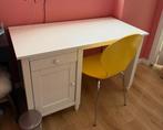 Wit bureau met stoel, Ophalen, Gebruikt, Bureau