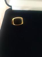 14 karaat gouden ring met onyx steen 585, Goud, Goud, 20 of groter, Heer