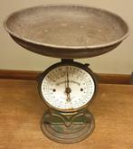 Een antieke Victoriaanse Engelse ijzeren weegschaal., Ophalen of Verzenden