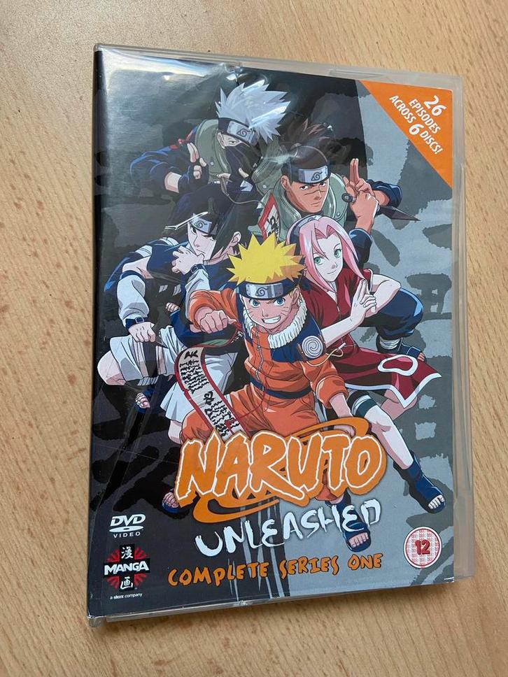Naruto Unleashed complete series one Anime!, Cd's en Dvd's, Dvd's | Tekenfilms en Animatie, Zo goed als nieuw, Anime (Japans)