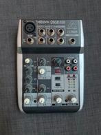 Behringer Xenyx Q502USB Mixer - Zo goed als nieuw!, Ophalen of Verzenden, Zo goed als nieuw, Minder dan 5 kanalen, Microfooningang