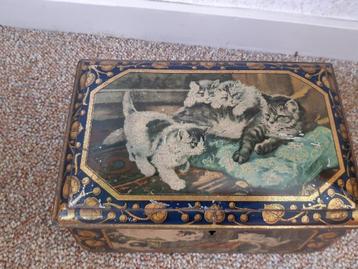 Zeldzaam mooi blik poezen /poesjes Henriëtte Ronner -Knip beschikbaar voor biedingen