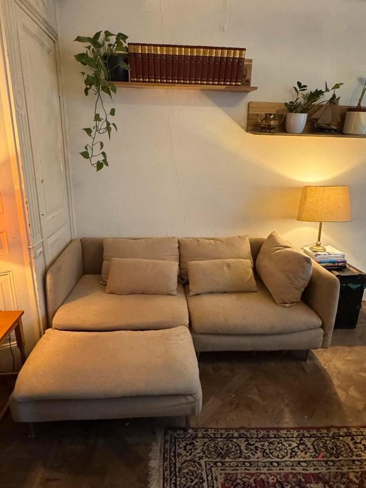 IKEA Söderhamn bank (optioneel extra middenmodule), Huis en Inrichting, Banken | Bankstellen, Gebruikt, Vierpersoons of meer, 75 tot 100 cm