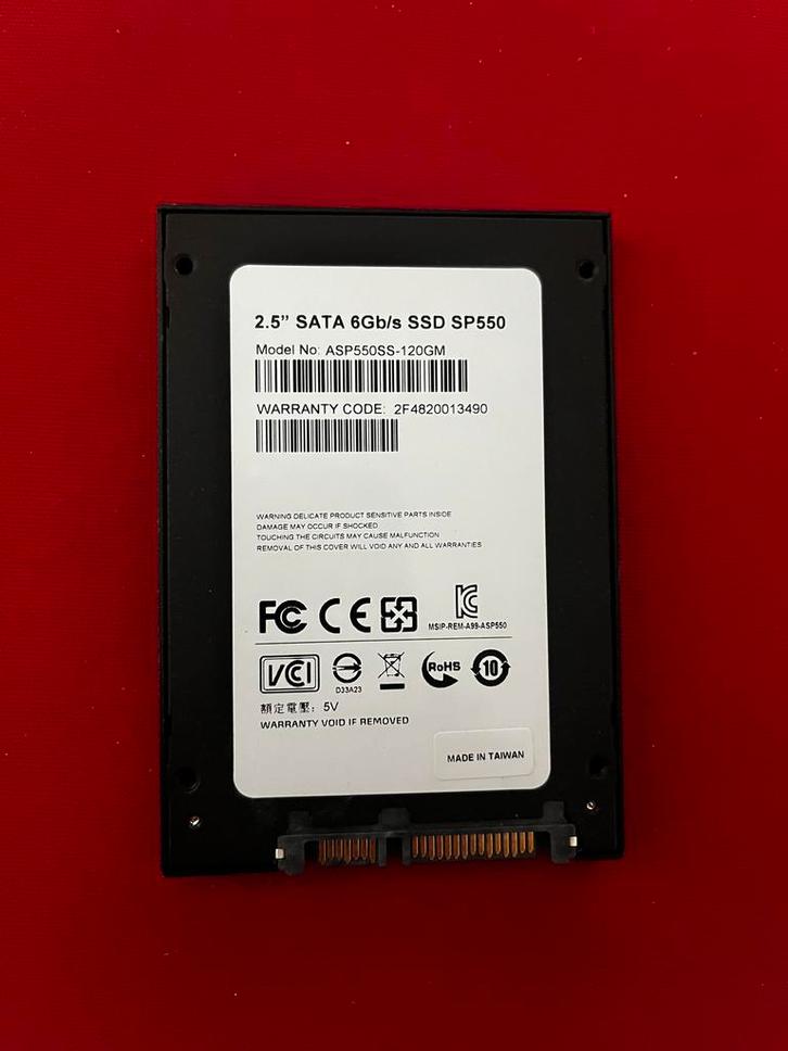 ADATA 120GB SSD - Zo goed als nieuw, Computers en Software, Harde schijven, Zo goed als nieuw, Desktop, Intern, SSD, SATA, Ophalen of Verzenden