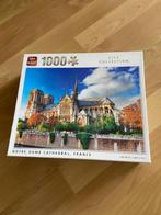 Puzzel - Notre Dame 1000 stukjes - compleet, Ophalen of Verzenden, 500 t/m 1500 stukjes, Gebruikt, Legpuzzel