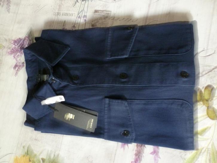 12.) Blouse G-Star Raw - M Donker Blauw, Kleding | Heren, Overhemden, Nieuw, Halswijdte 39/40 (M), Blauw, Ophalen of Verzenden