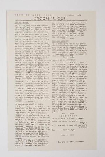 21 oktober 1940 - Knoop-in-je-Oor | Heruitgave 1994. beschikbaar voor biedingen