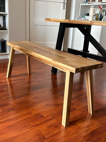 Bank voor eettafel hout, IKEA, 120cm lang beschikbaar voor biedingen