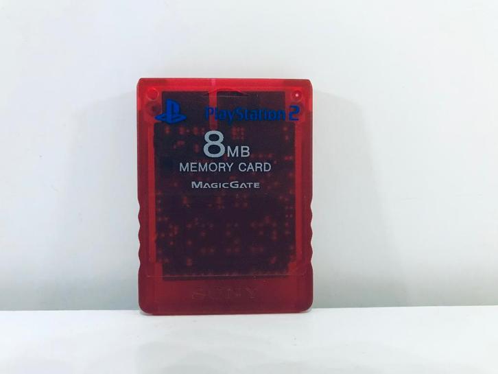 PS2 - Originele 8MB Memory Card - Rood, Spelcomputers en Games, Games | Sony PlayStation 2, Zo goed als nieuw, Avontuur en Actie