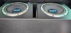 Soundstream xpro 12 2x 12 inch subwoofer in berekende kist!, Auto diversen, Autospeakers, Ophalen