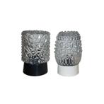 2 vintage CORODEX plafondlampen, Huis en Inrichting, Lampen | Plafondlampen, -, -, Ophalen of Verzenden, Glas