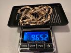 Gouden koningsketting ✅ montecarlo 96.5 gram 14k massief, Sieraden, Tassen en Uiterlijk, Ophalen, Verstelbaar, Zo goed als nieuw