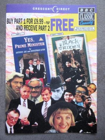 Folder BBC Classic Comedy Video Series uit 1999 beschikbaar voor biedingen