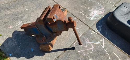 Zware Bankschroef - Gebruikt, Doe-het-zelf en Verbouw, Gereedschap | Handgereedschap, Gebruikt, Ophalen of Verzenden
