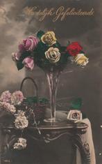 ROOS ROZEN UIT 1925  ZEER MOOIE OUDE KAART KK95, Verzenden, Voor 1920, Overige thema's