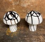 2x Leuke Murano Lamp - mushroom vintage retro design, Huis en Inrichting, Lampen | Tafellampen, Vintage design, Ophalen of Verzenden