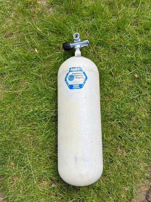 Duikfles, 10 liter, bommetje, Watersport en Boten, Duiken, Gebruikt, Duikfles, Ophalen