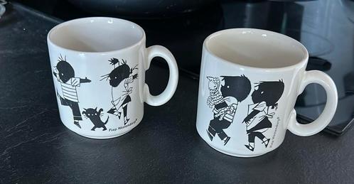Twee bekers, mokken Jip en Janneke, Huis en Inrichting, Keuken | Servies, Zo goed als nieuw, Kop(pen) en/of Schotel(s), Overige stijlen