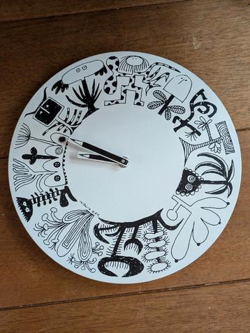 Vintage Ikea metalen wandklok klok Retro Onskedrom beschikbaar voor biedingen