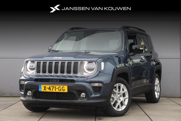 Jeep Renegade 1.5T e-Hybrid Altitude / Leder / Keyless, Auto's, Jeep, Bedrijf, Te koop, Renegade, ABS, Achteruitrijcamera, Adaptive Cruise Control