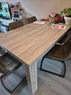 Eettafel, TV meubel en salontafel set beuken, 100 tot 150 cm, Ophalen of Verzenden, 150 tot 200 cm, Modern