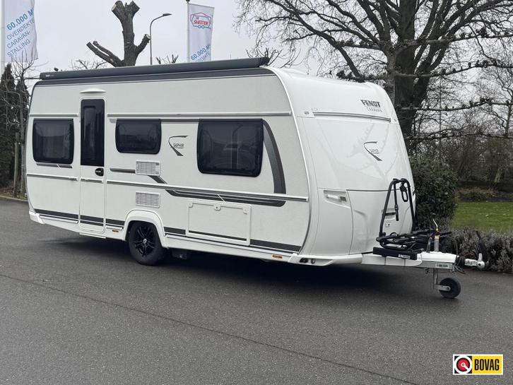Fendt Saphir 465 TG Blackline,Mover,Luifel,Fietsrek,voortent, Caravans en Kamperen, Caravans, Bedrijf, tot en met 4, 1250 - 1500 kg