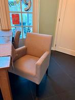 Grijze/beige eetkamerstoelen - set van 4, Ophalen of Verzenden, Zo goed als nieuw, Vier, Stof