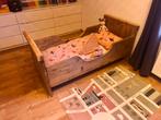 Steigerhouten kinderbed (peuterbed), Kinderen en Baby's, Kinderkamer | Bedden, Ophalen, Gebruikt, 70 tot 85 cm, 140 tot 160 cm