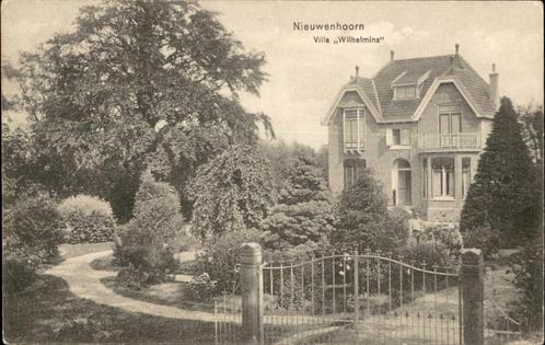 Nieuwenhoorn Villa Wilhelmina trajectstempel 1913, Verzamelen, Ansichtkaarten | Nederland, Gelopen, Zuid-Holland, Voor 1920, Ophalen of Verzenden