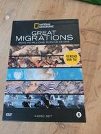 Great Migrations National Geographic - 4 Disc Set, Alle leeftijden, Boxset, Natuur, Ophalen of Verzenden
