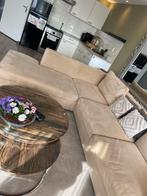 Mooie Lounge Bank beige hoekbank, Ophalen of Verzenden