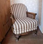 Vintage fauteuil | Rotan fauteuil, Ophalen, Zo goed als nieuw, Stof, 50 tot 75 cm